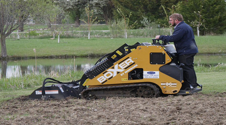 Boxer with tiller-Dyna Firewood Processors