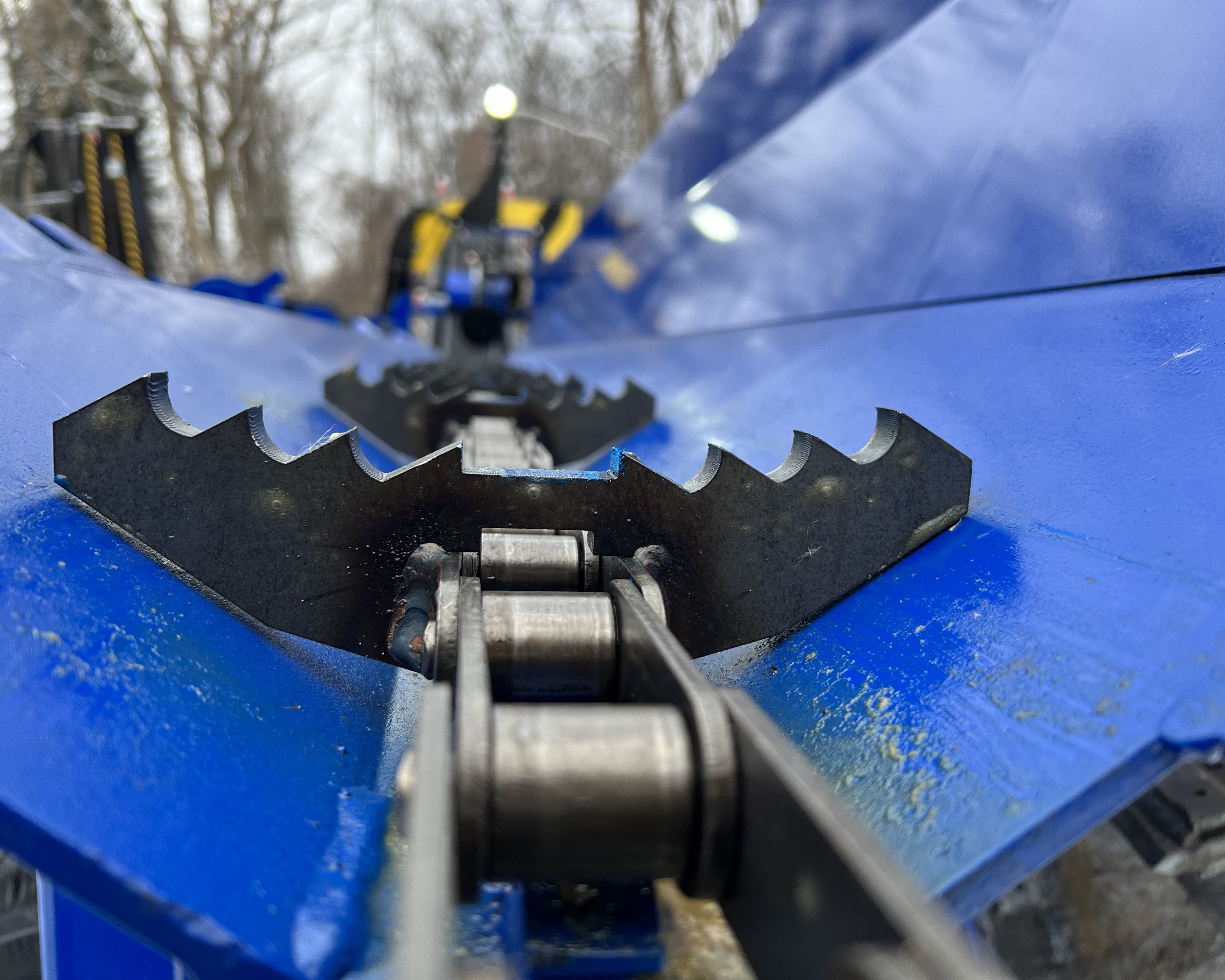 The redesign of our trough cleats improves log feeding