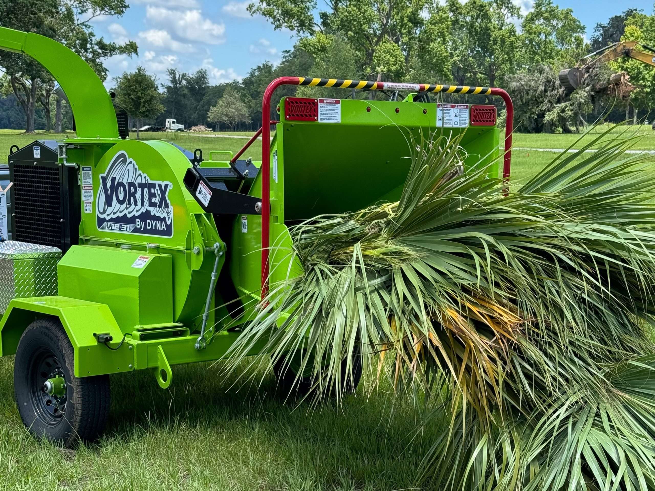 Palm Fronds- Vortex Wood Chipper